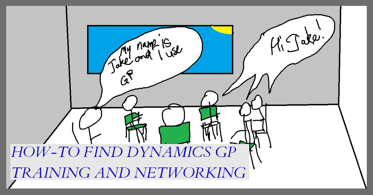 How-to find Dynamics GP training and networking opportunities?